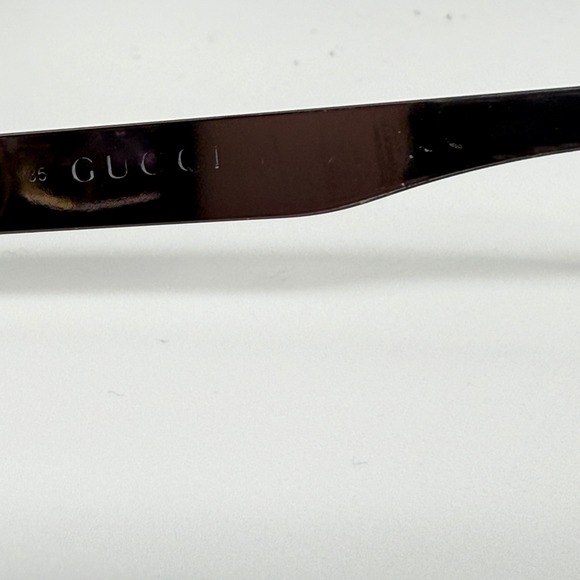 Gucci Womens Rectangular Half Rim Eyeglasses Brown Strass Crystal‎ GG 22348 main image 7